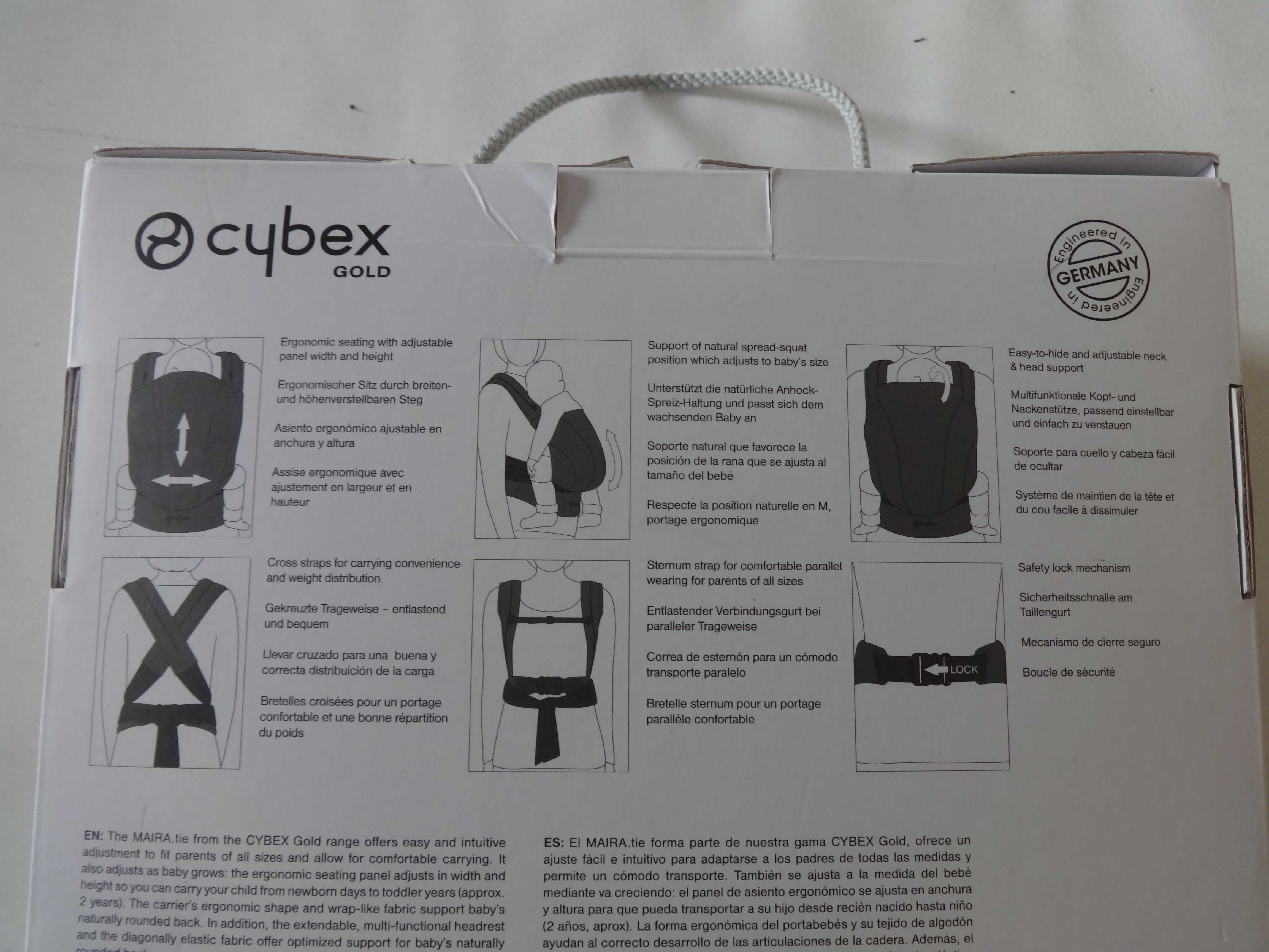 Cybex Nosidlo Maira.tie czarne