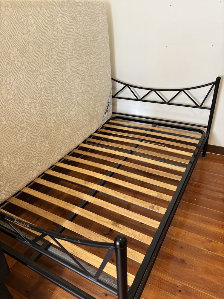 Cama Ferro + Colchão Latex