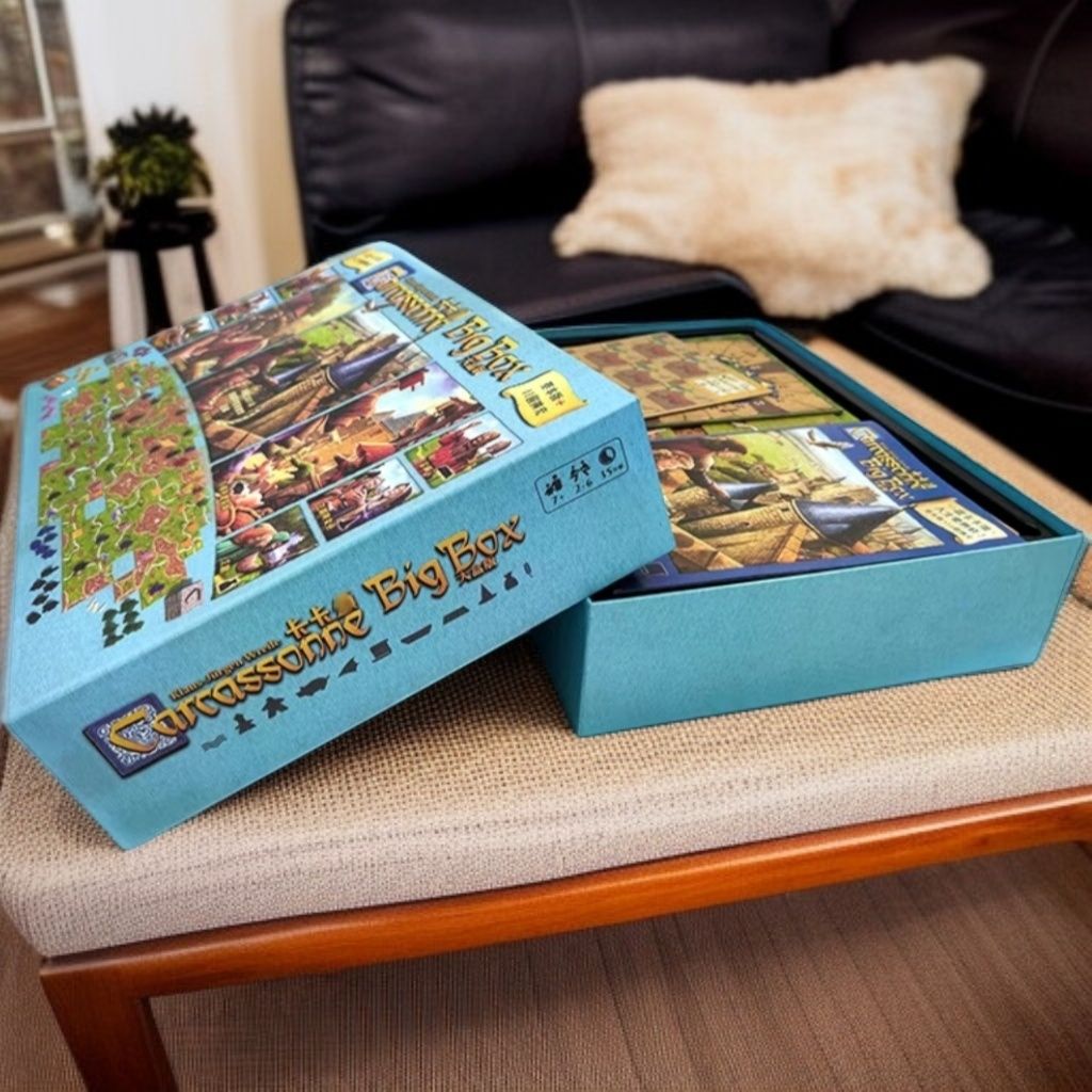 Каркасон BIG BOX + 11 доповнень. (Carcassonne) + правила Українською!
