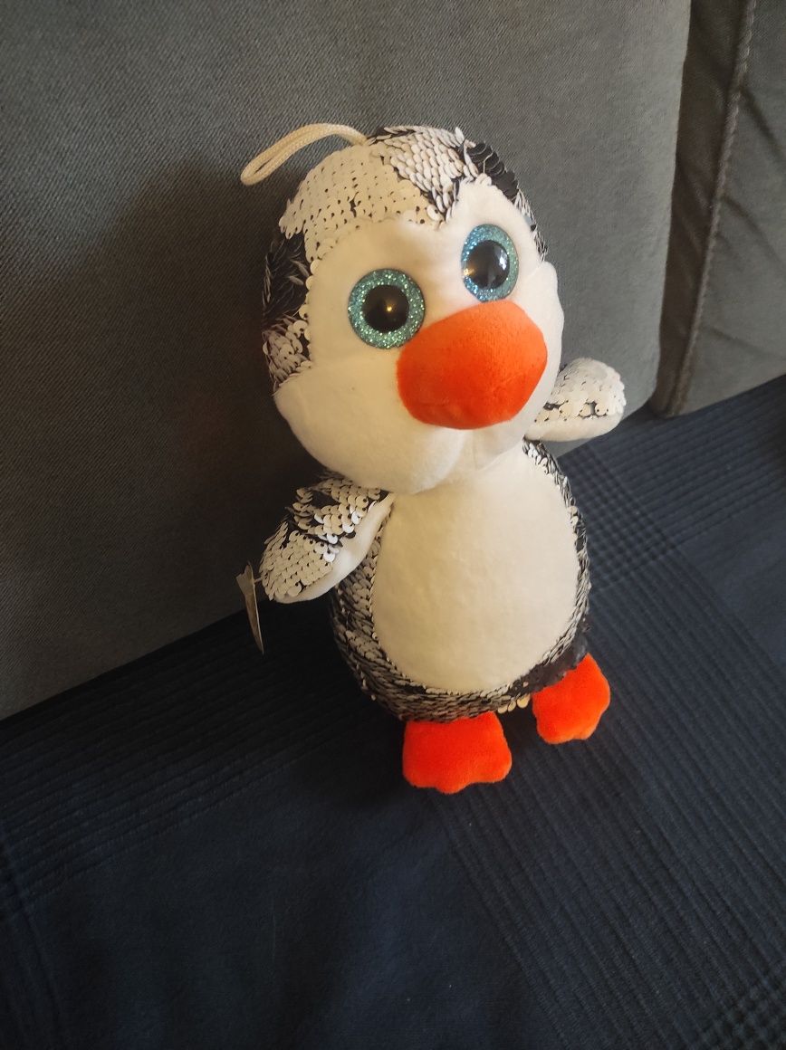 Pluszak pingwin cekinowy