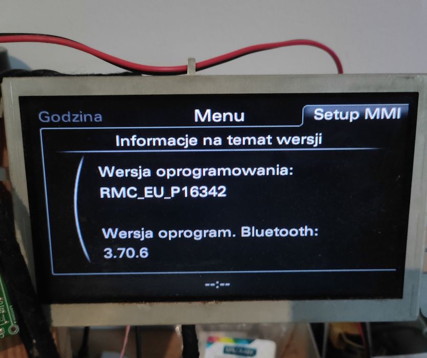 Audi pl menu ,conversja US EU mapy ,  światła tyl