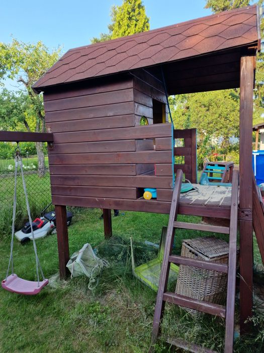 Domek ogrodowy dla Dzieci z piaskownica