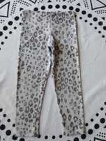 Legginsy szare panterka 98 F&F