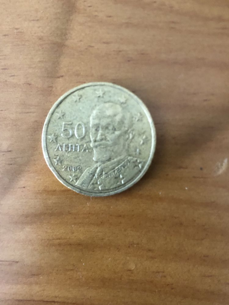 Moeda de 50 centimos ..