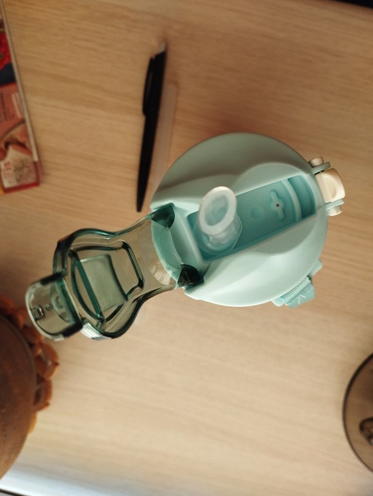 Butelka z rurką na wodę, bidon z ustnikiem, motywacyjna butelka,750 ml