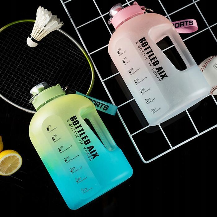 Water Jug 2,2L butelka bidon wodę sportowa siłownie kanister DEHP free