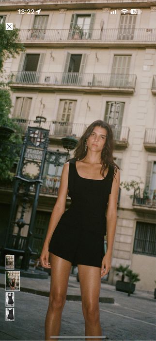 Шорты ZARA, черные шорты