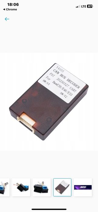 Adapter zlacze modul canbus BMW E46 E39 E53 X5 do radia android