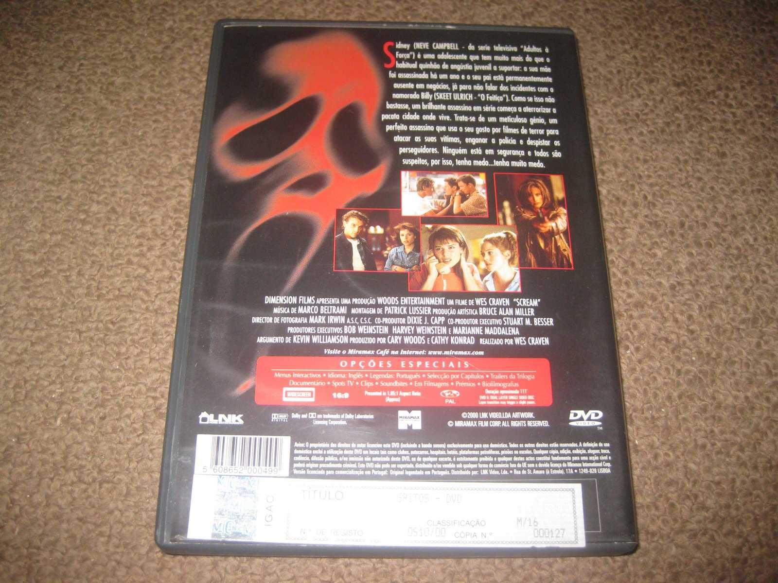 DVD "Gritos" de Wes Craven