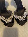 Атласные босоножки Guseppe Zanotti