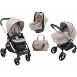 Trio Alysia Chicco (carrinho, alcofa e cadeira auto)