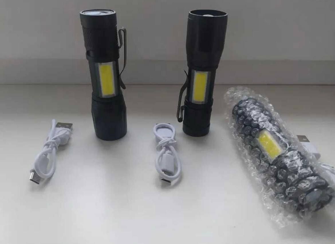 Фонарик, аккумуляторный, USB