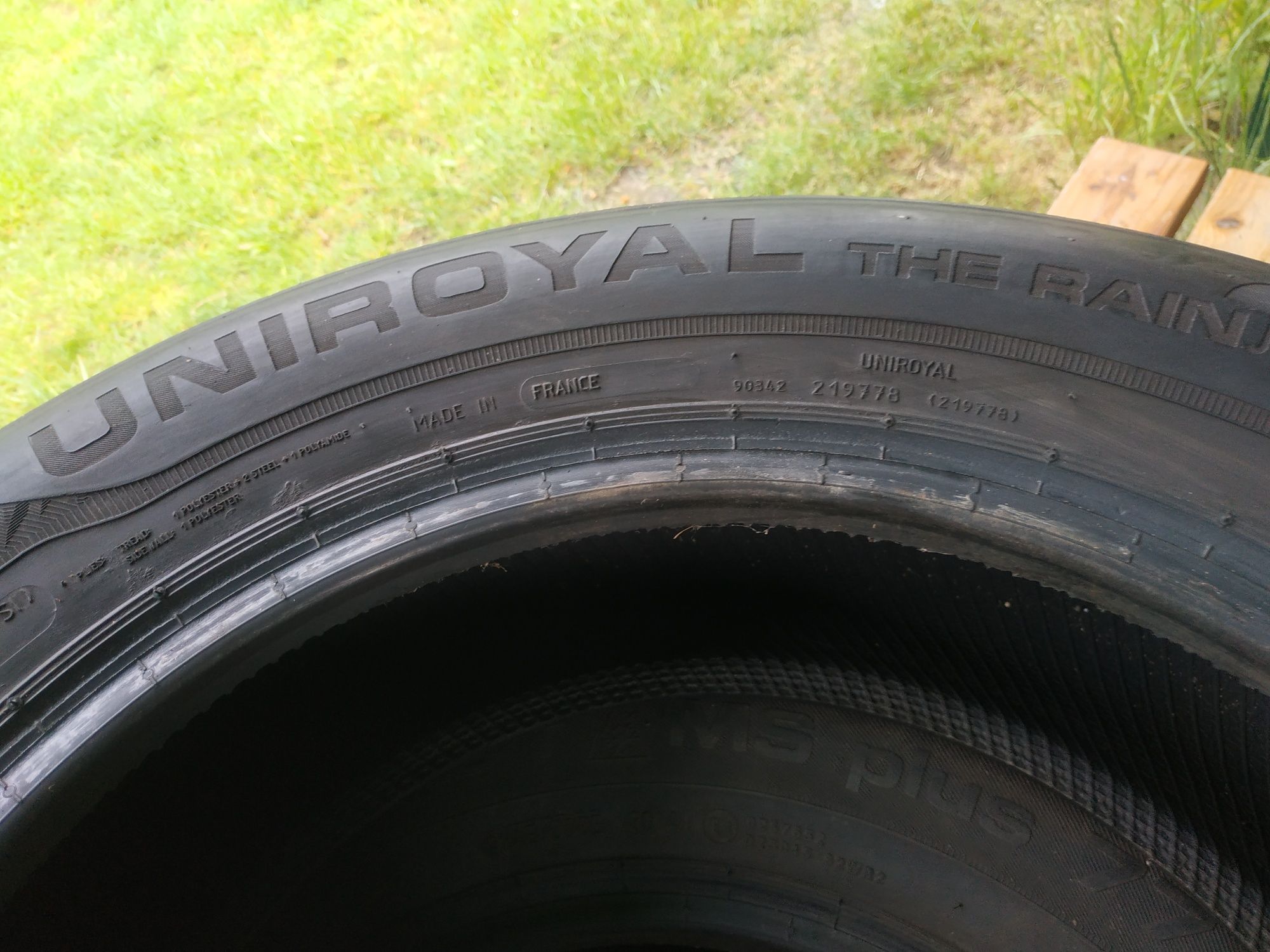 sprzedam 2 opony 195/65/15 T rain tire wzmacniane, deszczowe