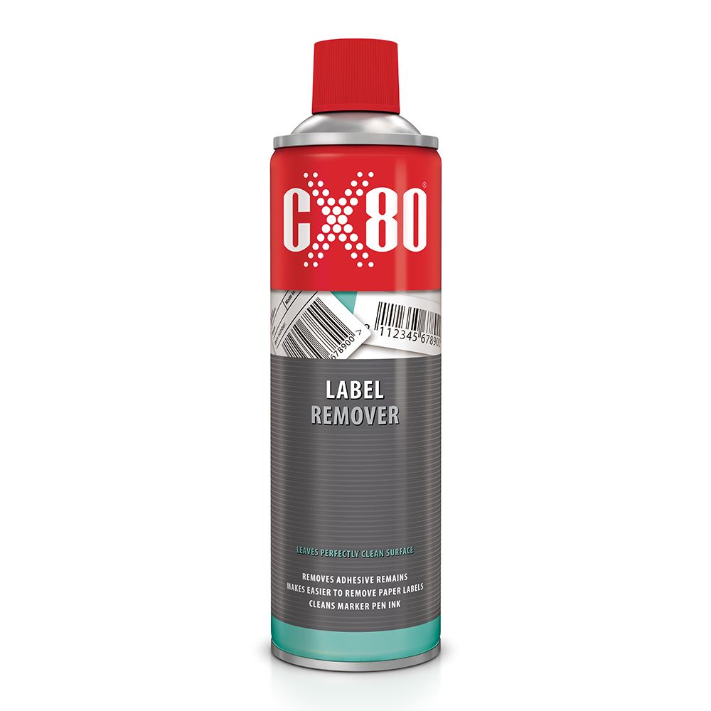 CX80 płyn do usuwania naklejek spray 500ml Label Remover usuwa klej