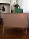 Metalowa szafka IKEA szara