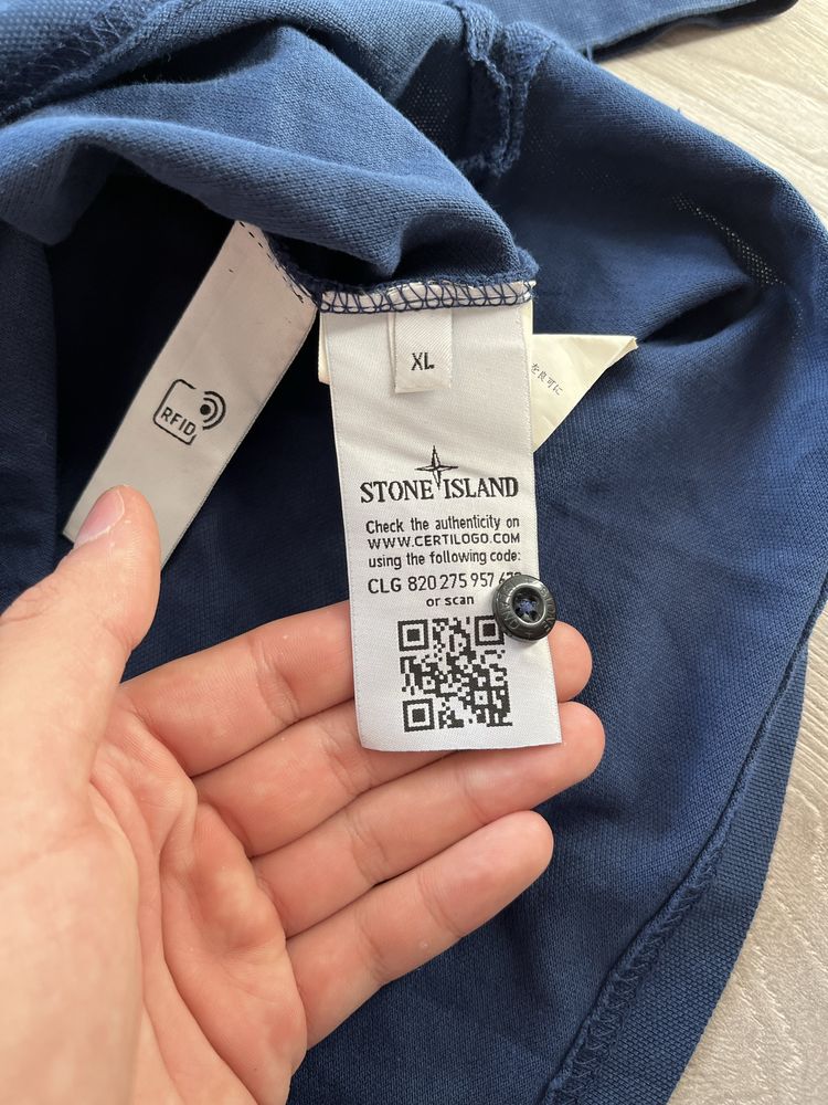 Stone Island koszulka z dlugim rekawem polo