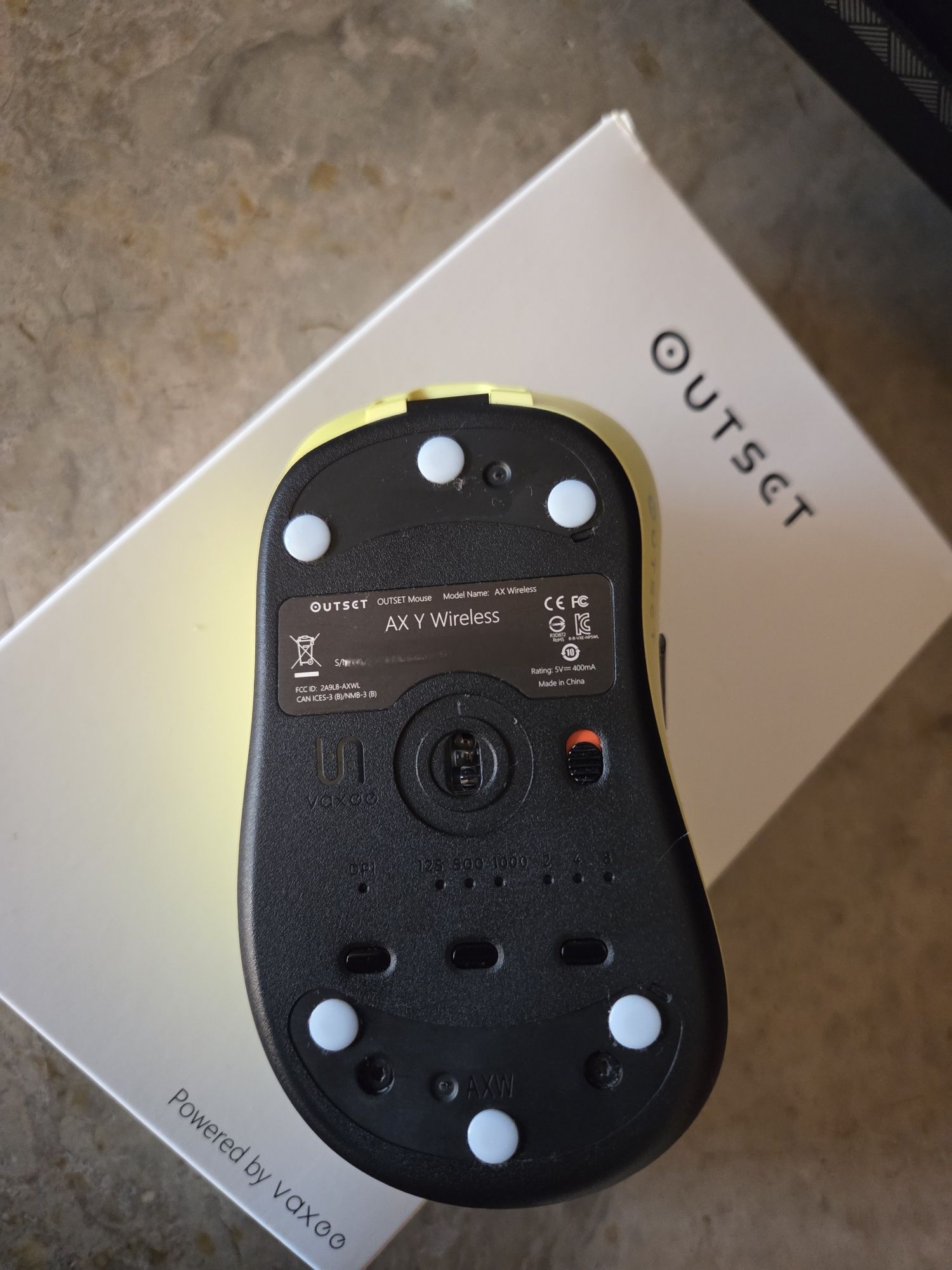 Rato gaming wireless - vaxee ax 4k