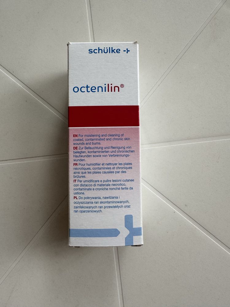Octenilin żel do oczyszczania nawilżania ran 20ml długa data