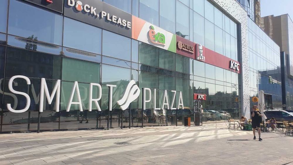 Без% Метро Політехнічний Інститут ТРЦ Smart Plaza Polуtech фасад 110м