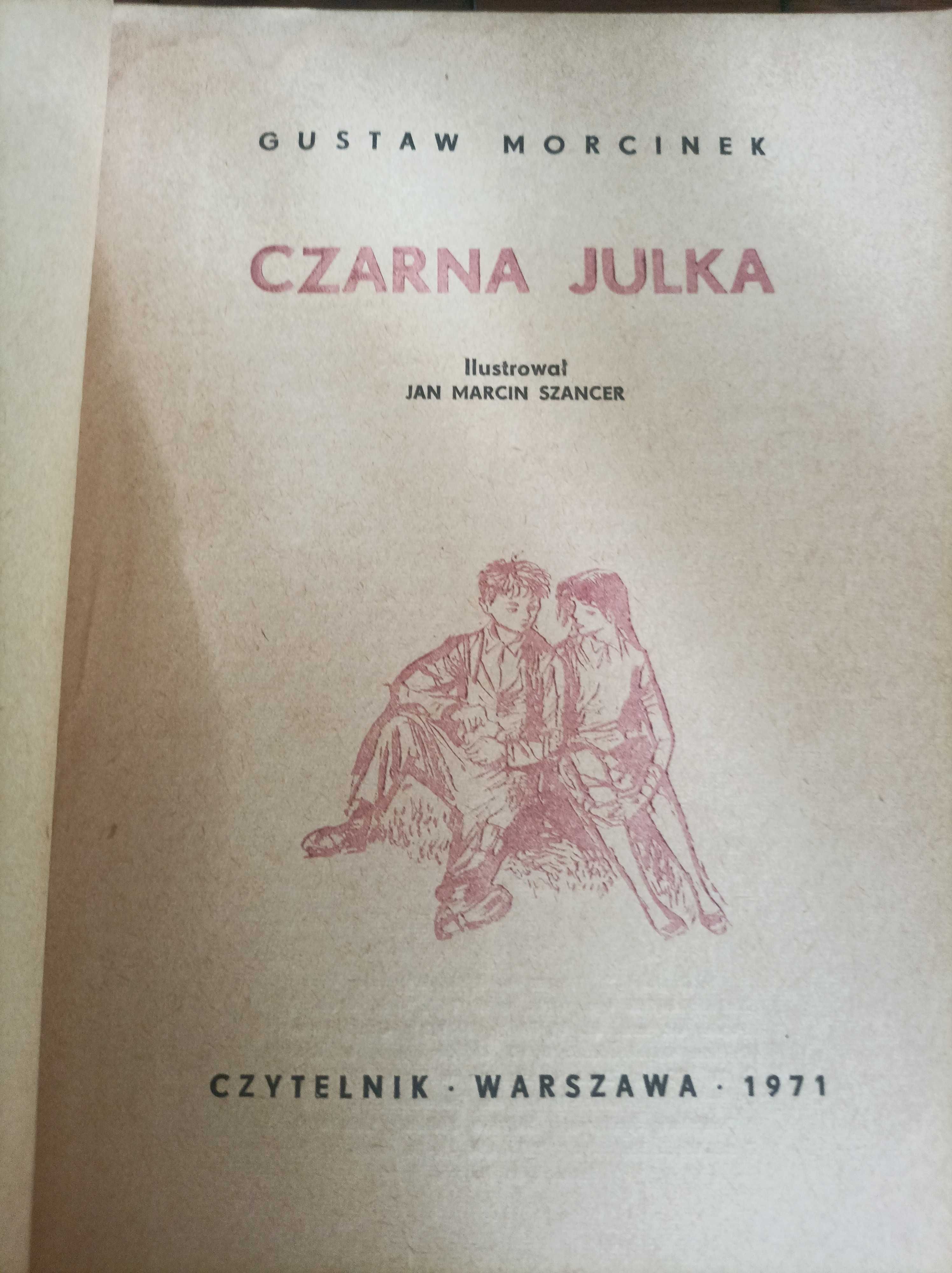 Morcinek czarna Julka ilustracje szancer