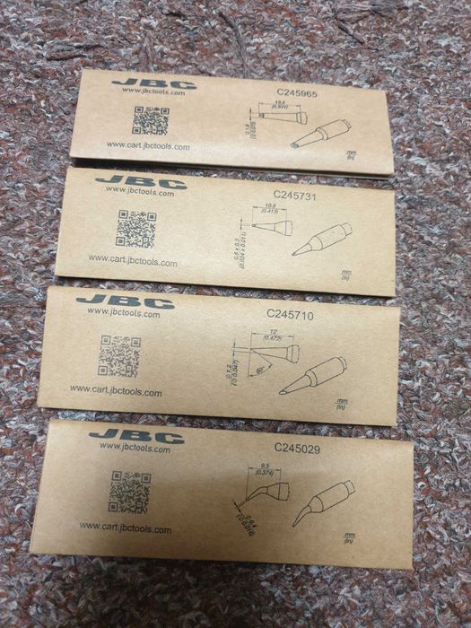 Groty lutownicze JBC