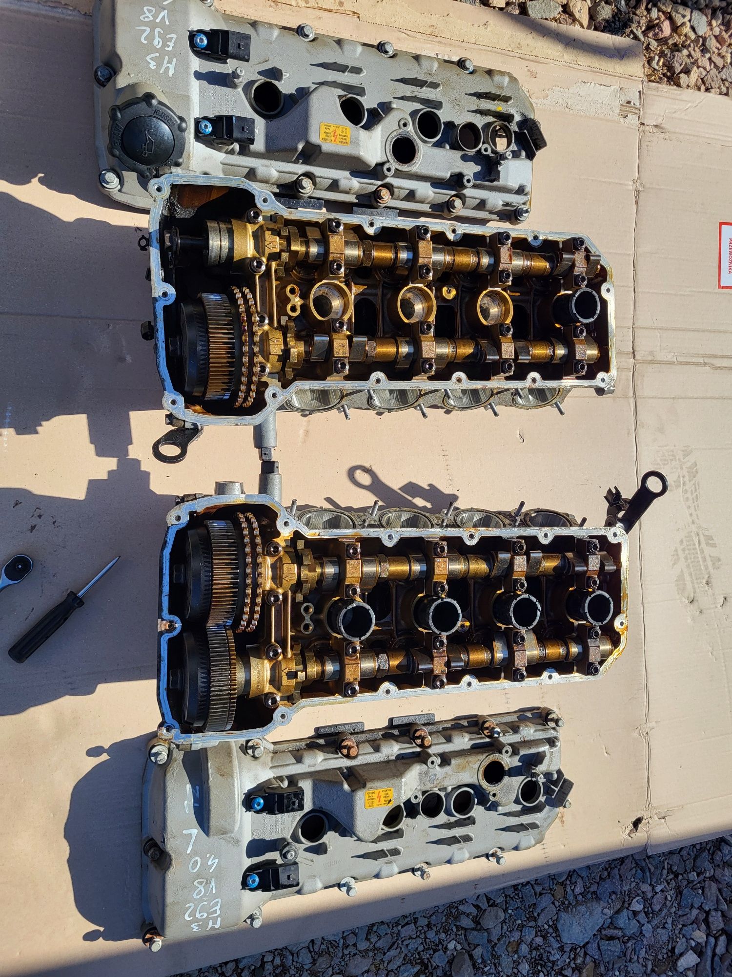 Głowica Cylindrów Silnika bmw m3 e92 e93 e90 4,0 420km S65B40A Komplet