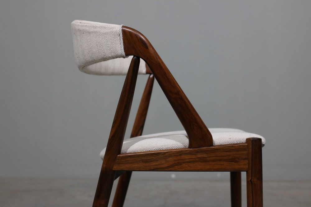 Cadeiras Kai Kristiansen modelo 31 em pau santo | Schou Andersen