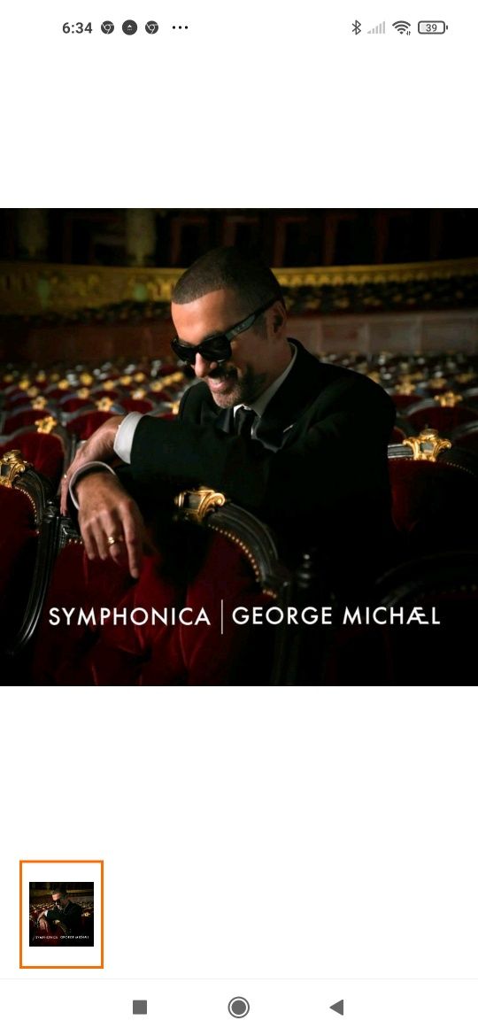 George Michael -Symphonica,płyta CD,nowa