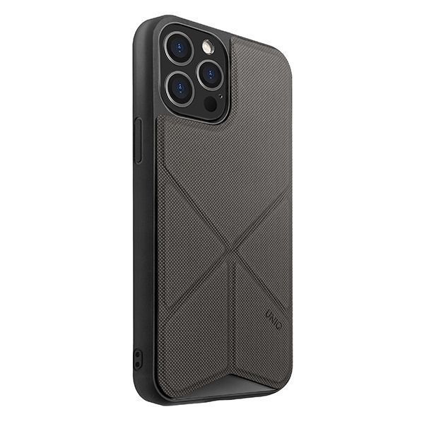 Uniq Etui Transforma Iphone 12 Pro Max 6,5" Szary/Charcoal Grey