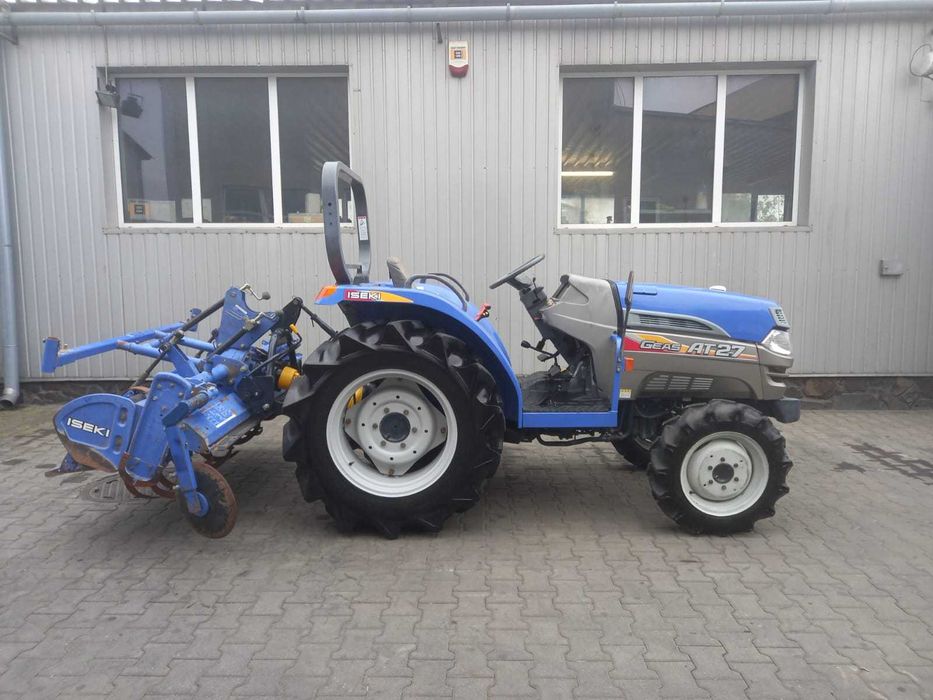 Japoński traktorek Iseki GEAS AT 27 z glebogryzarką 4x4 27 KM Rewers