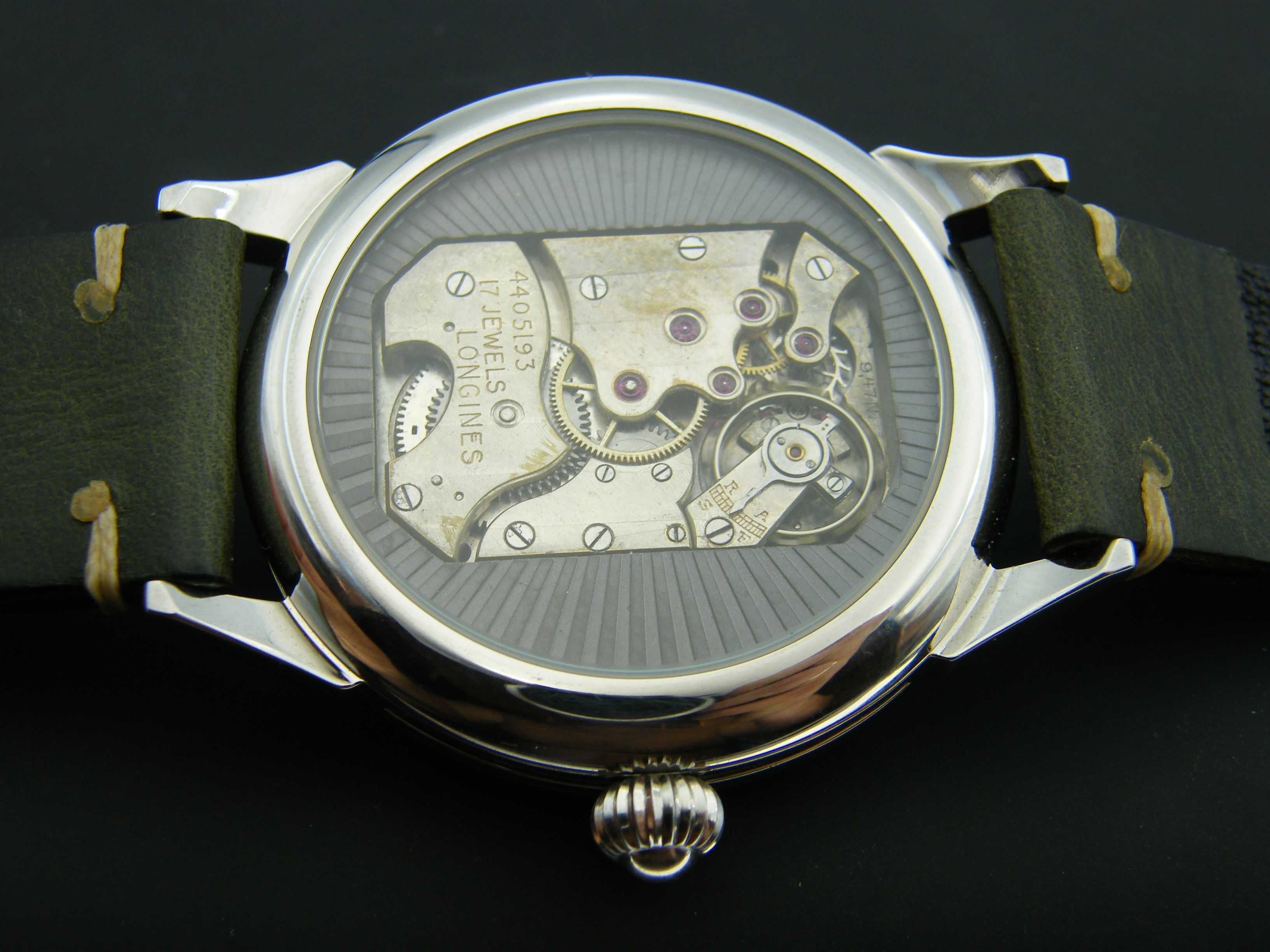 Longines Pilot Militarna Pasówka w Stali