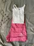 Pijama rosa tshirt e top