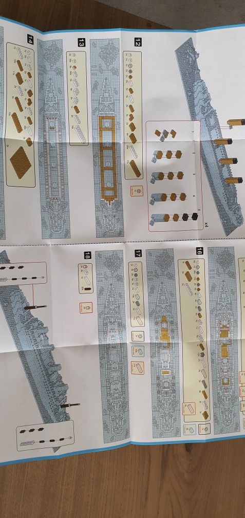 Titanic - Blocos construção, tipo Lego
