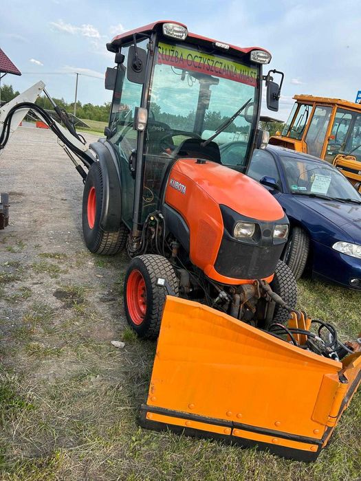 kubota pług strzałka odśnieżanie akcja zima