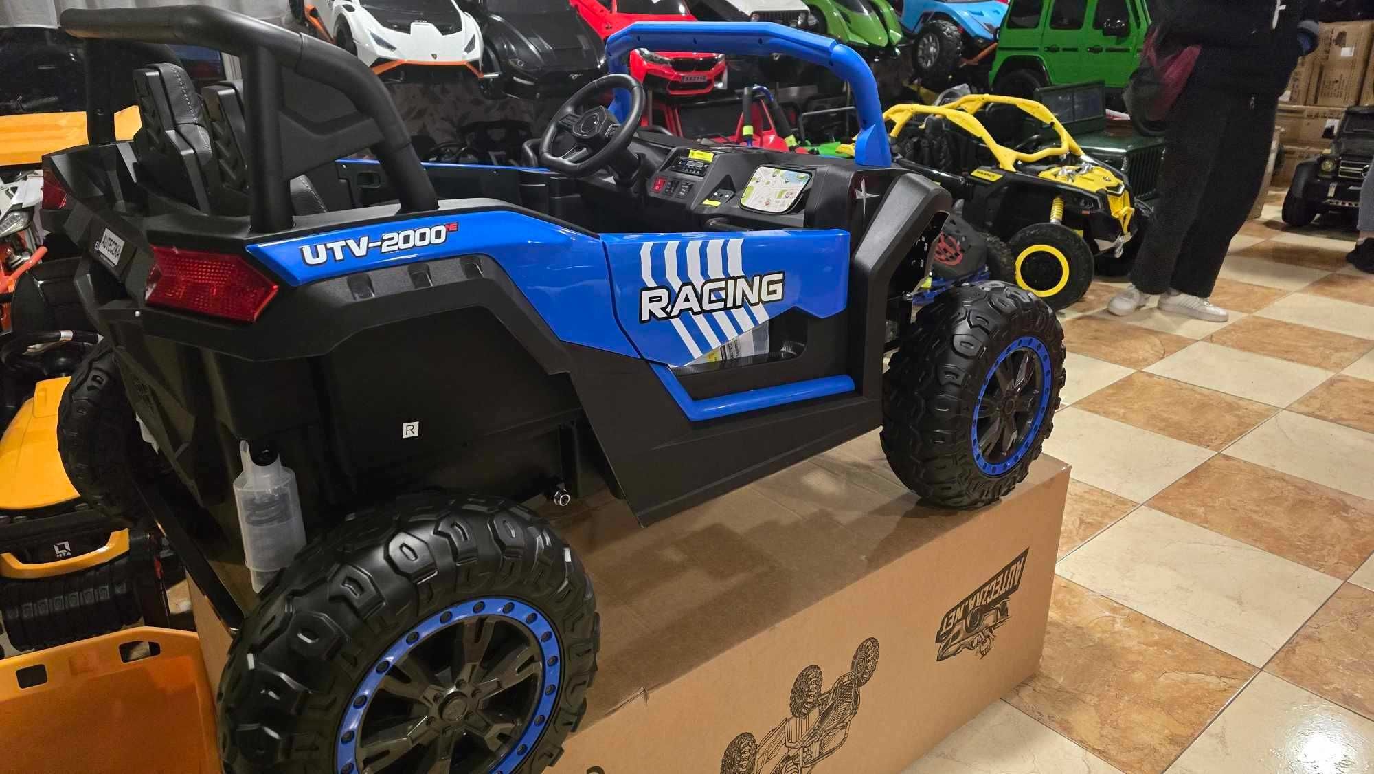 Wielki samochód na akumulator dla dzieci BUGGY RACING 4x200W 24V14Ah