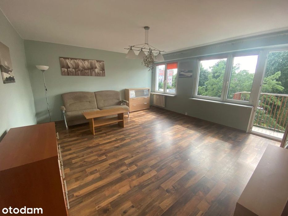 Mieszkanie o pow. 57.83m2, balkon, III piętro, umeblowane, ul. Zgodna