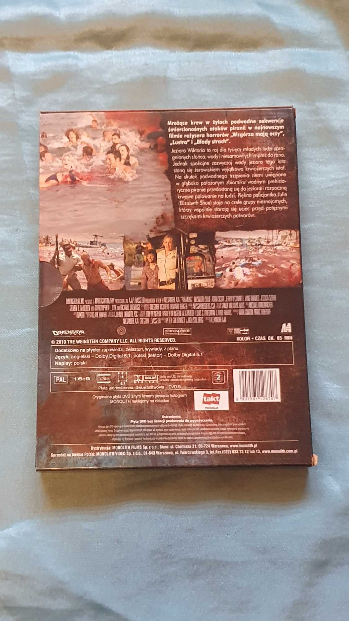 PIRANIA  DVD  reżyseria  Alexandre Aja