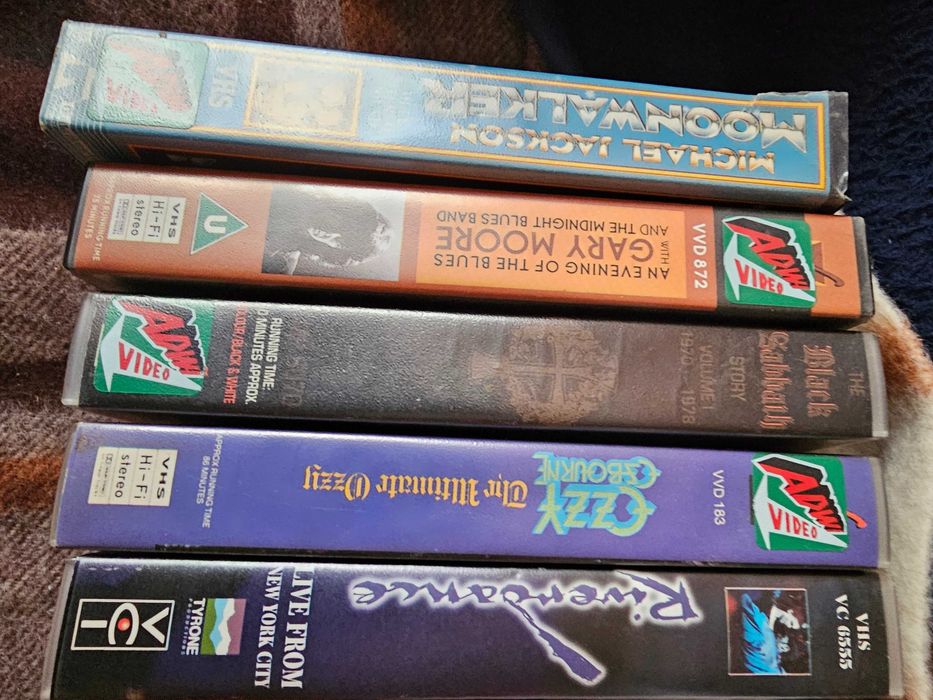 Kasety VHS muzyczne