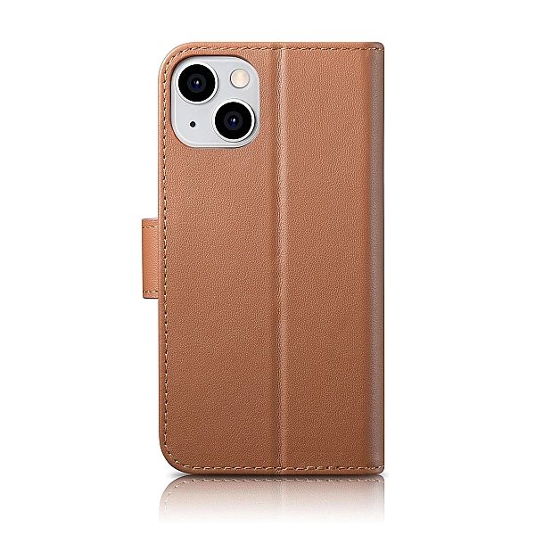 iCarer Wallet Case 2in1 etui iPhone 14 skórzany pokrowiec z klapką Ant