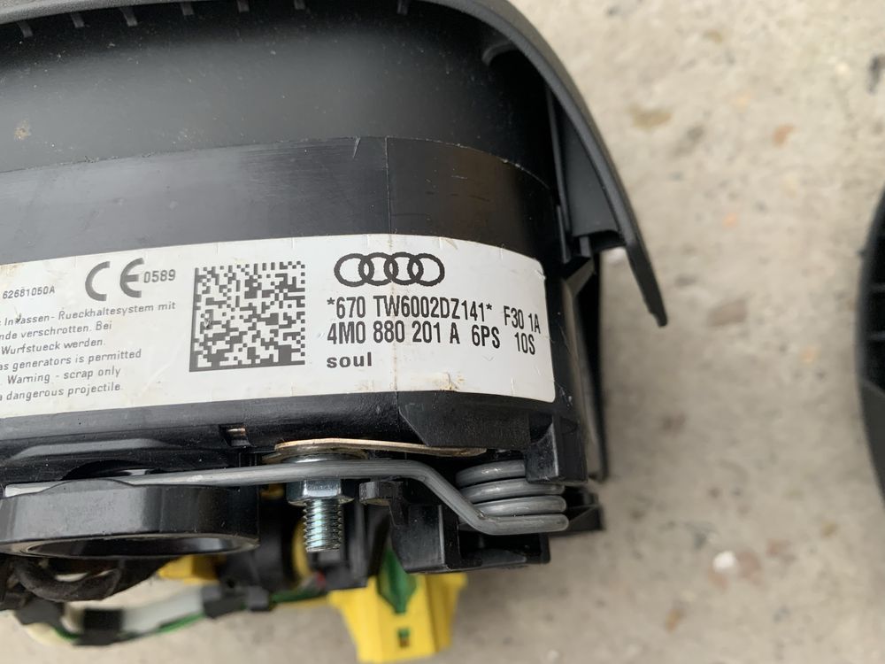 Подушка Безпеки Водія  Airbag Ауді Ку7 4М 4М0880201А Audi Q7 4M