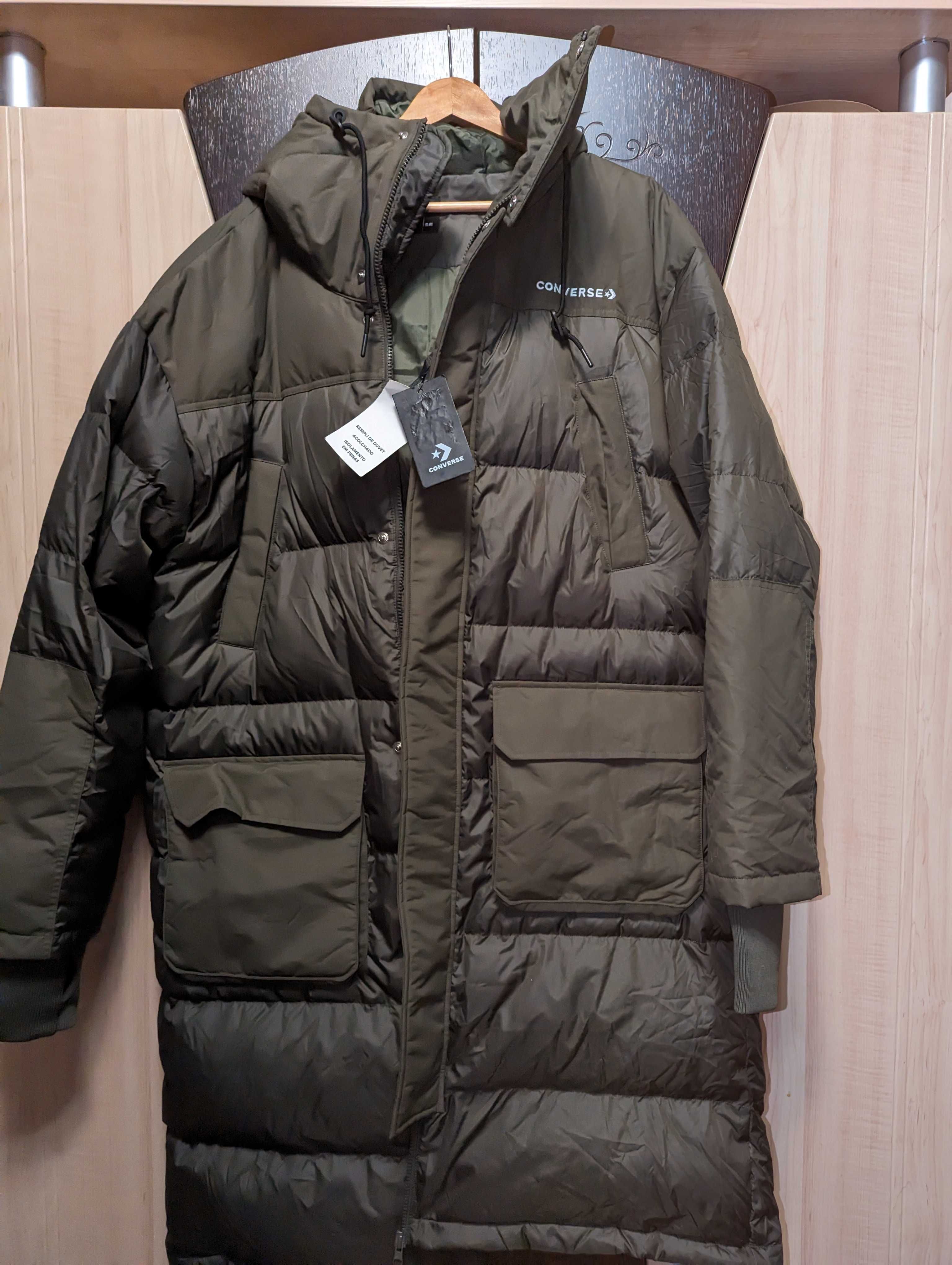 CONVERSE PREMIUM LONG DOWN JACKET. Пуховик мужской. Оригинал. Новый.