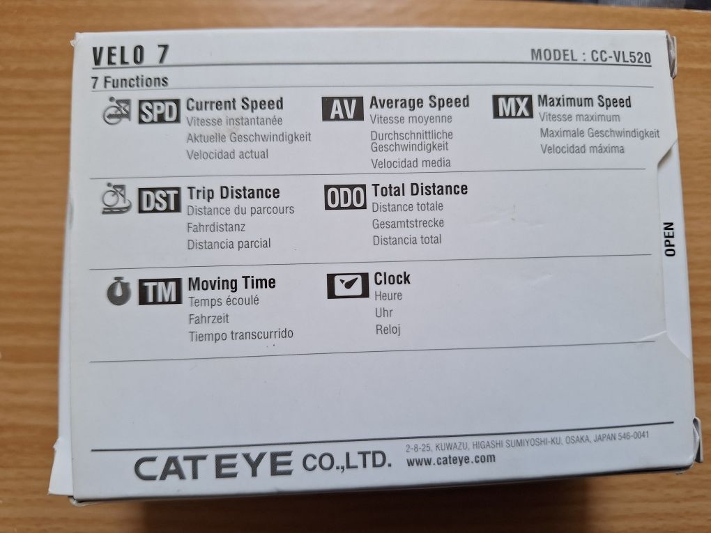 Велокомпьютер cateye 7