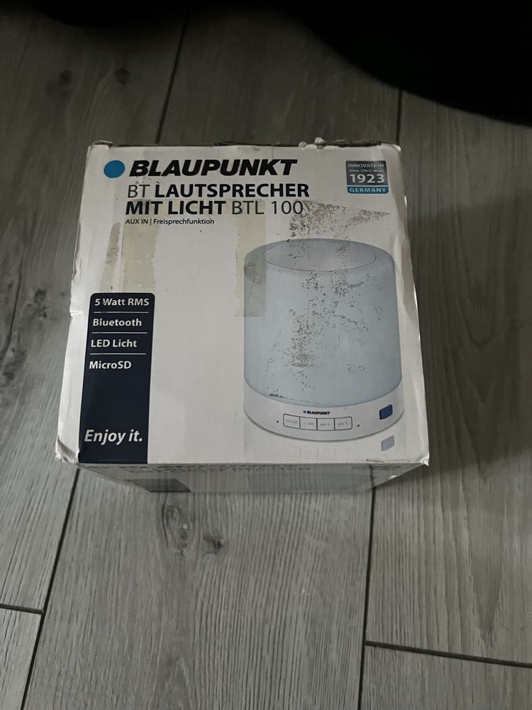 Głośnik Bluetooth Blaupunkt Btl 100 nowy bialy