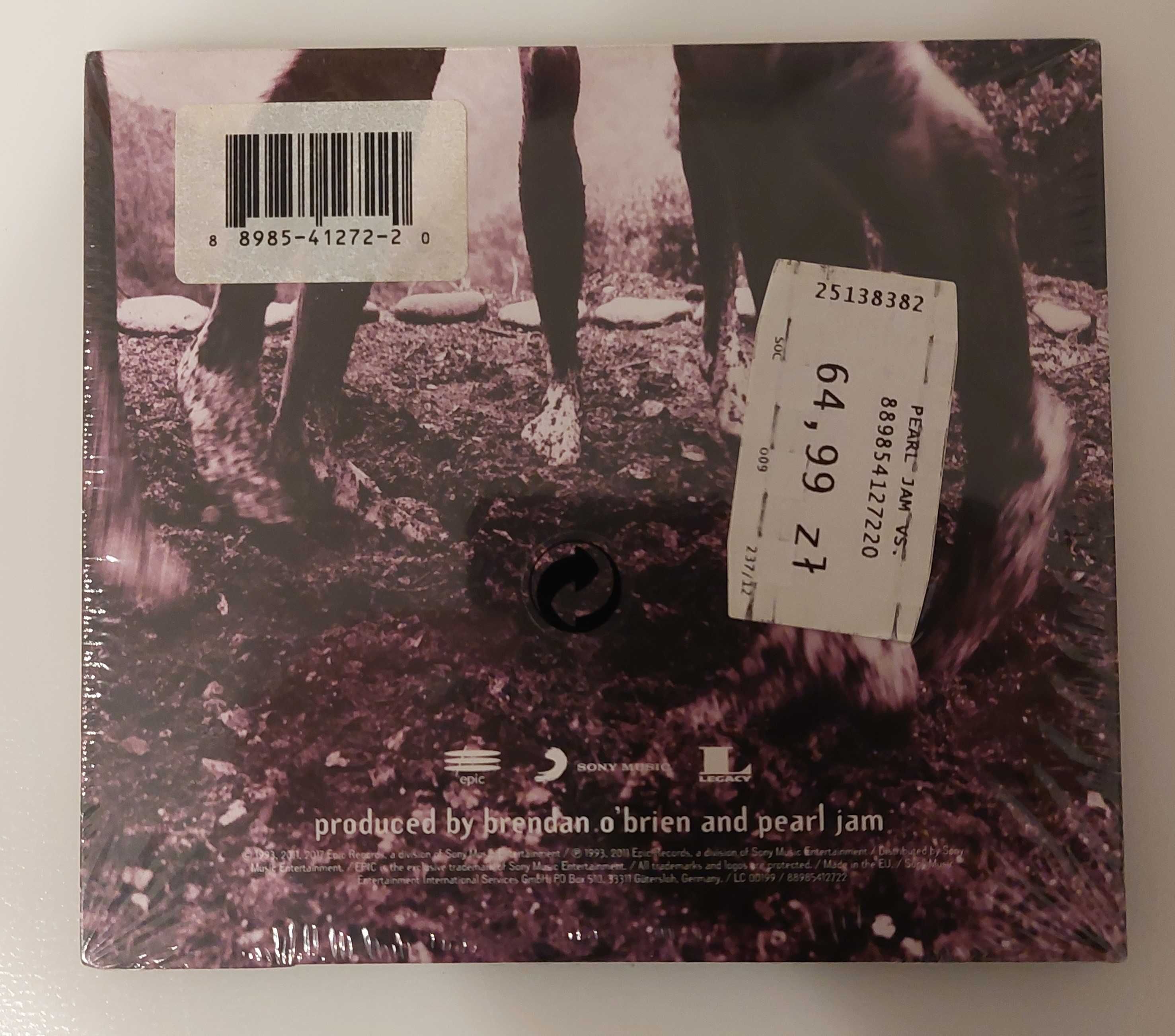Pearl Jam - Vs (rzadkie wydanie w digi-pack z dodatkowymi utworami)