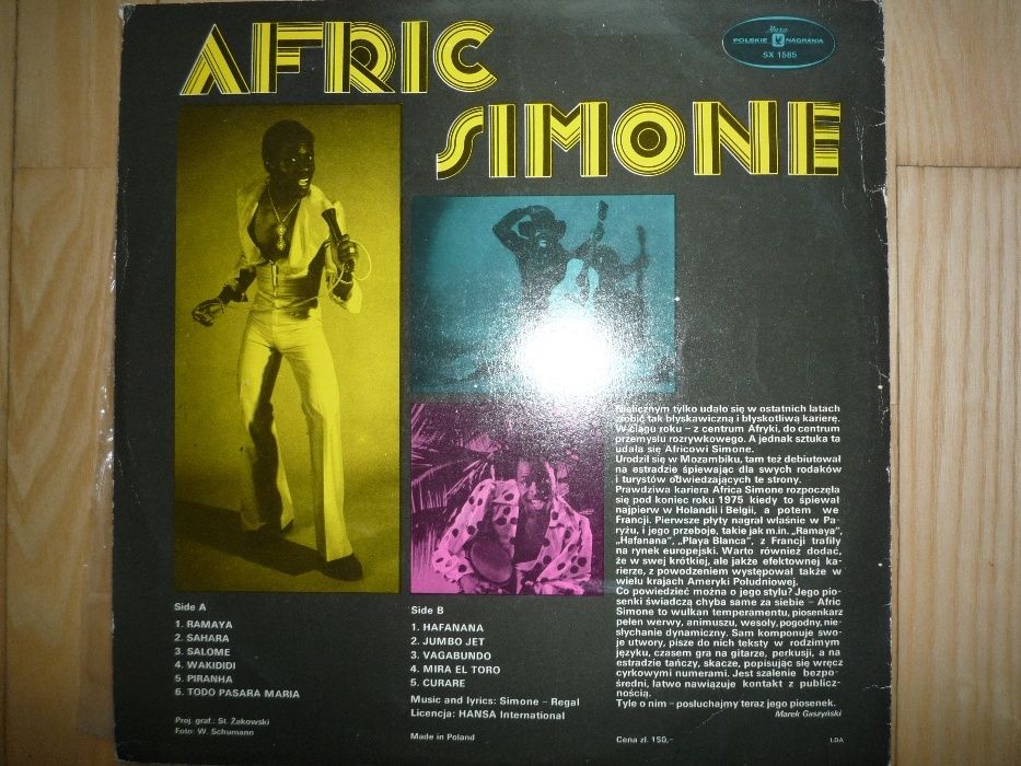 AFRIC SIMONE płyta winylowa winyl LP