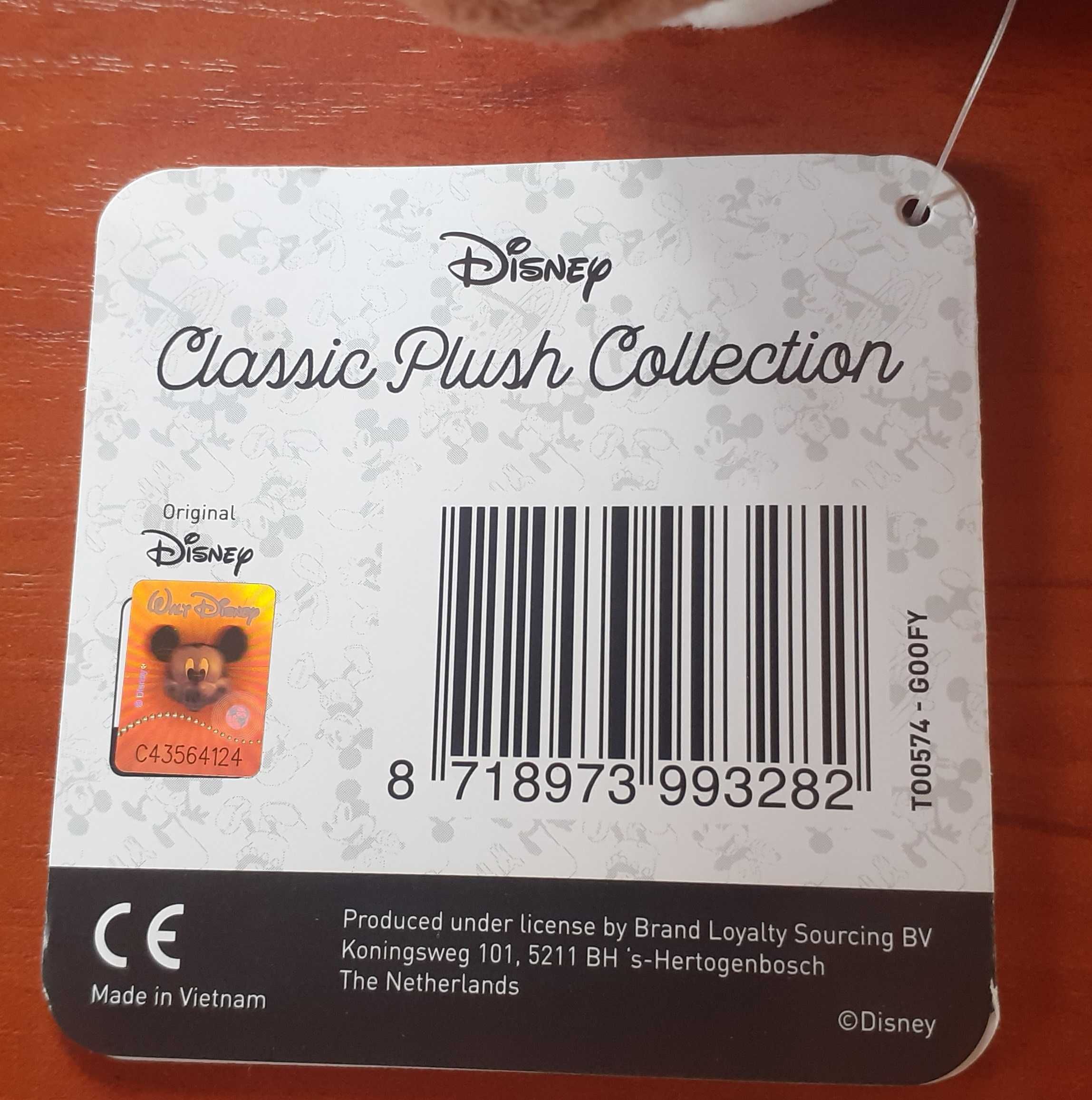 Maskotka Disney Classic Plush Collection Goofy nowa, oryginalna