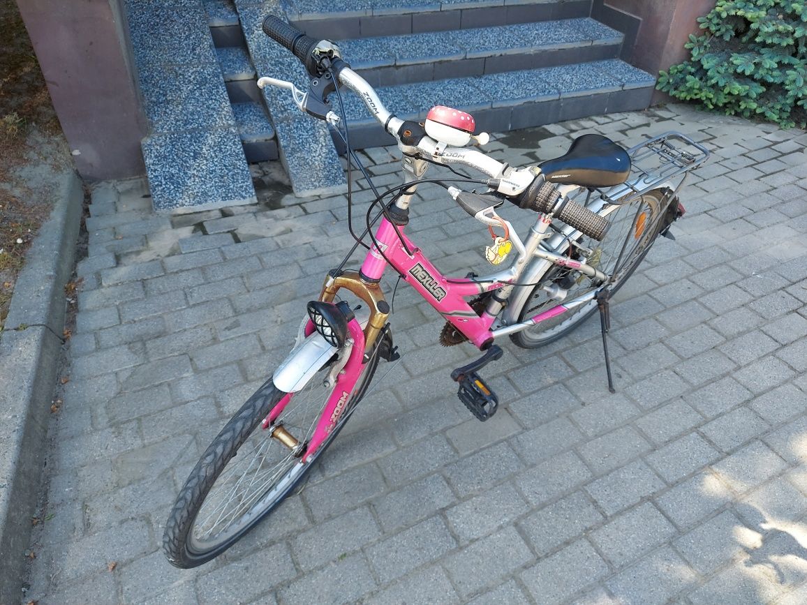 Rowerek Mexller 24 cale dla dziewczynki dla dziecka rower dziecięcy