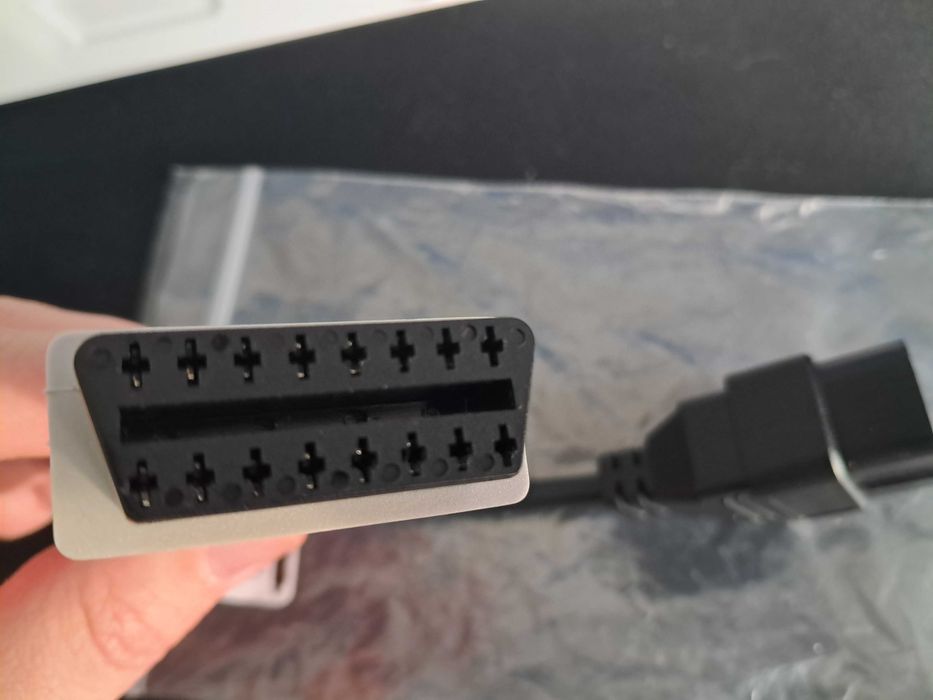 Cabo Ataptador compatível Obd2 para Fiat Cinza A6 Multiecuscan