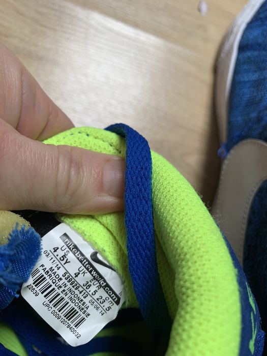 Buty przejściowe wysokie Nike dla chłopca r 36,5