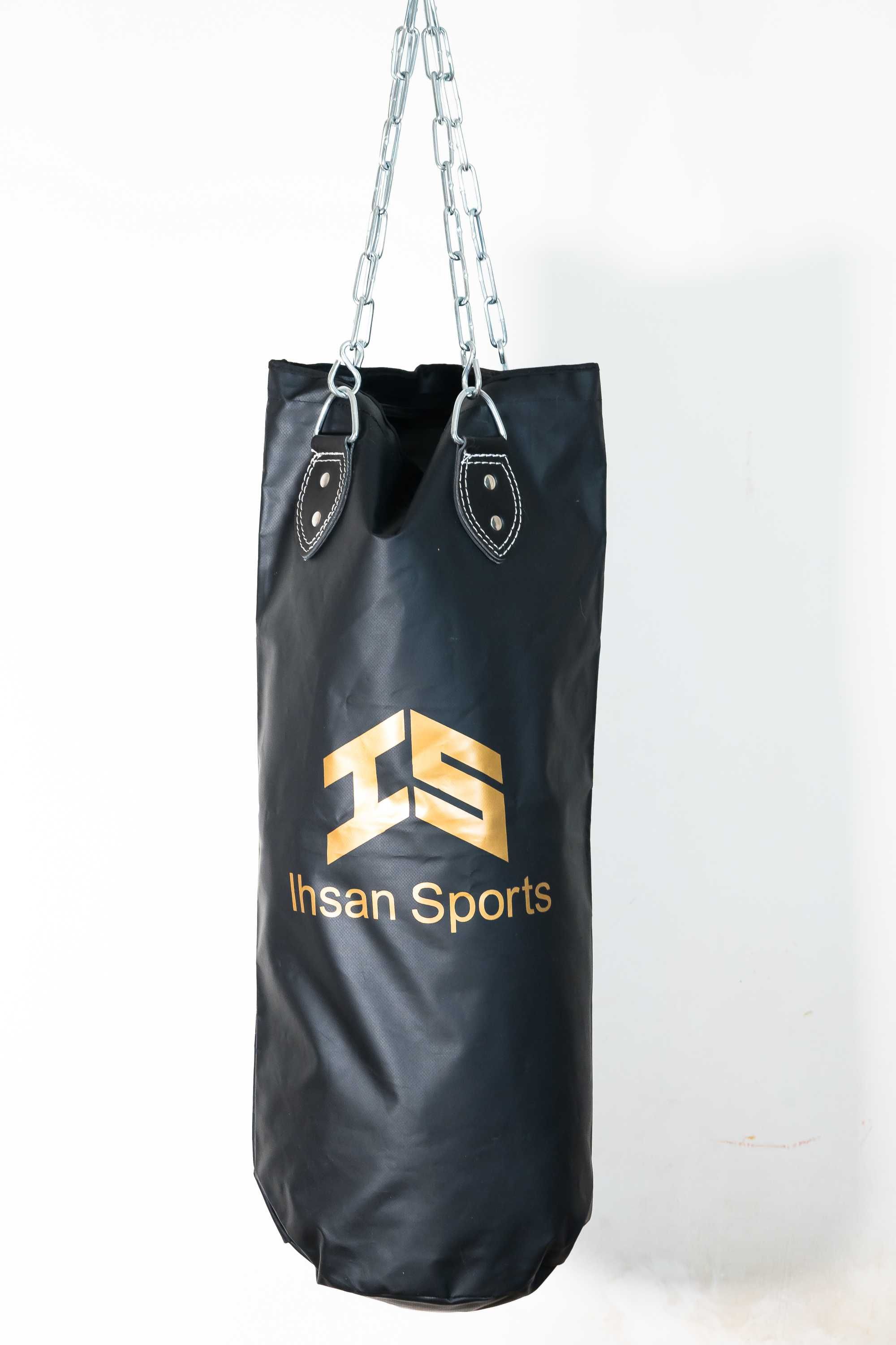 Nowe Worek treningowy bokserski pusty 80 x 30 cm  IHSAN SPORTS